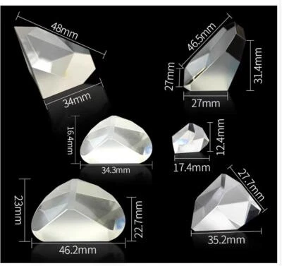 Right-angle Roof Prism Telescope Paul Prism Erect Image Prism Polygonal Prism - Image 1 of 4