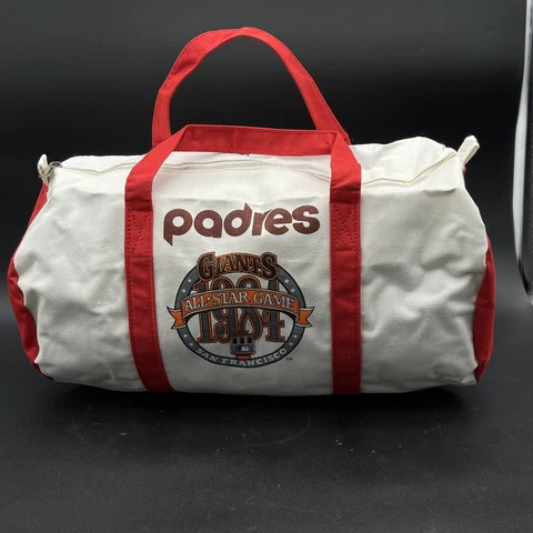 Vtg 1984 SAN DIEGO PADRES DUFFEL TOTE BAG ALL-STAR GAME SF GIANTS PEPSI Cover