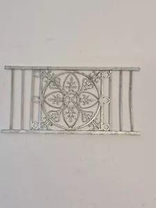 12th scale Dolls House Metal Railing suits a balcony Unpainted RA03 - Picture 1 of 1