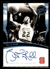 Spud Webb 2006-07 Press Pass Legends Signatures Autograph Auto #NNO NC State