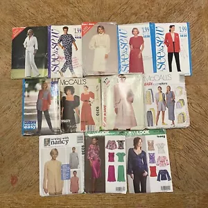 Vintage Lot Of 12 See& Sew, McCall’s, New Look, Stitch N Save, Sewing With Nancy - Picture 1 of 7