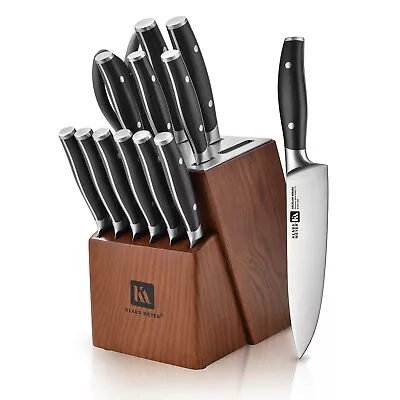 Klaus Meyer Arcelor Exclusive High-Quality German Steel 14 Piece Knife Block Set