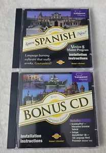 Learn Spanish Now Transparent Language Version 8 Master Program With Bonus CD - Picture 1 of 8