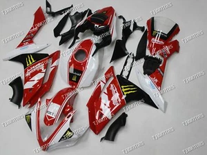 For YZF R1 07-08 Red Milwaukee ABS Injection Mold Bodywork Fairing Kit Plastic - Bild 1 von 9