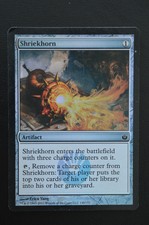Magic The Gathering MTG SHRIEKHORN FOIL Mirrodin Besieged MP Moderately Played