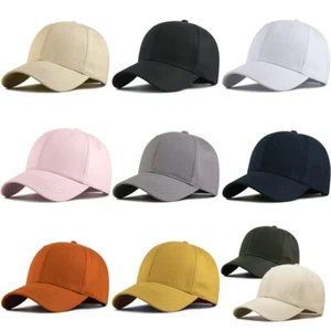 Cappello da baseball grande testa oversize strutturato in twill cappello semplice L58-60 cm/XL60 cm - Foto 1 di 32
