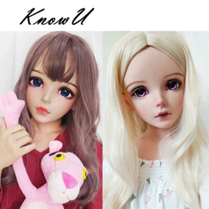 Kigurumi Resin Animated Mask Female Crossdresser Head Shell Transgende Cosplay - Picture 1 of 15