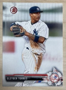 GLEYBER TORRES - 2017 Bowman Prospects #BP80 - NEW YORK YANKEES - Picture 1 of 2