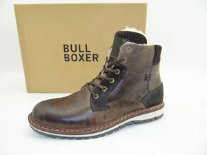 Bullboxer Schnürer Boots Stiefeletten Stiefel Braun Vintage Rau Leder Herren 42 - Bild 1 von 11