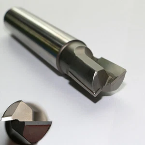 Fresa de carburo MK1 fresa Ø 10 mm VHM Z = 2 fresa de metal fresa ranurada NUEVA *257G - Imagen 1 de 1