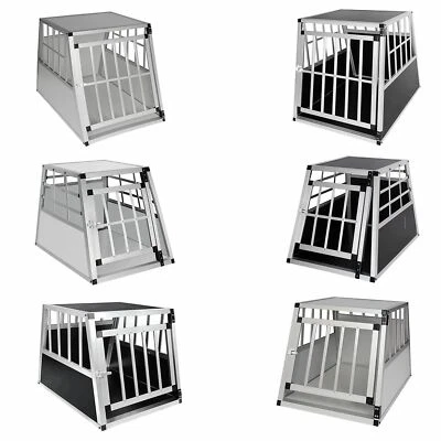 Hundebox Aluminium Reisebox Gitterbox Transportbox Autotransportbox Alu Hund - Bild 1 von 4