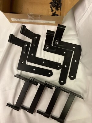 4.25in Black Exterior Shutter Hinge For Stone Siding - #489400 (Set Of 4) - Image 1 of 2