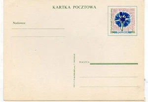 Polonia Flores Entero postal del año 1966 (DF-255) - Imagen 1 de 1