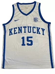 Kentucky Reed Sheppard #15 RETRO Style White & Blue Basketball Jersey "Unbranded - Picture 1 of 8