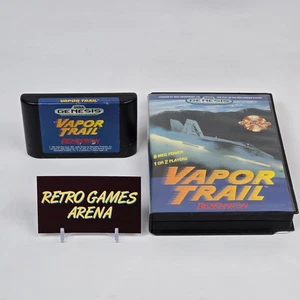 Vapor Trail (Sega Genesis) Case & Cartridge TESTED (Cartridge Imperfections) - Picture 1 of 10
