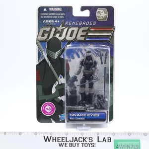 Snake Eyes GI Joe Renegades 2011 Hasbro Action Figure NEW SEALED - Picture 1 of 2