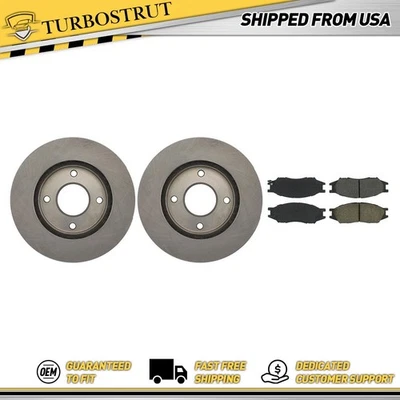 Kit de pastillas de freno y rotores delanteros centrados OE para Renault Scala 2011-2013 Foto 1 de 4