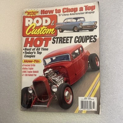 July 1999 Rod & Custom magazine custom cars race etc - Image 1 of 3