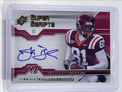 JARRETT BOYKIN 2012 UD SPX ROOKIE SUPER SCRIPTS AUTOGRAPH RC AUTO Q1318 - Image 1 of 2