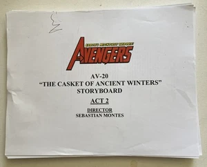 Marvels Avengers Earths Mightiest Heroes Serie Animada Storyboards Iron Man - Imagen 1 de 12