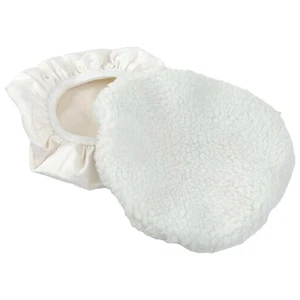 Pulidora pulidora tampón pulidora de lana de cordero y felpa para coche furgoneta 2 piezas almohadillas - Imagen 1 de 8