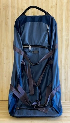 "Bolsa de lona de viaje con ruedas REI Blue Explorer equipaje dos ruedas 36""" Foto 1 de 4