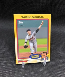 2024 Topps BOOMER’S BASEBALL Tarik Skubal /35 GIALLO SSP n. 83 CY GIOVANE VINCITORE! - Foto 1 di 15