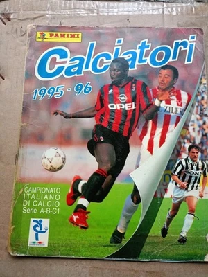 COPERTINA  ALBUM FIGURINE CALCIATORI 1995/96 EDIZIONI PANINI DA RECUPERO. - Immagine 1 di 2
