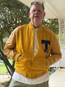 70’s Tupelo High School LARGE Varsity Football Letterman Jacket VINTAGE😃🏈 - Picture 1 of 23