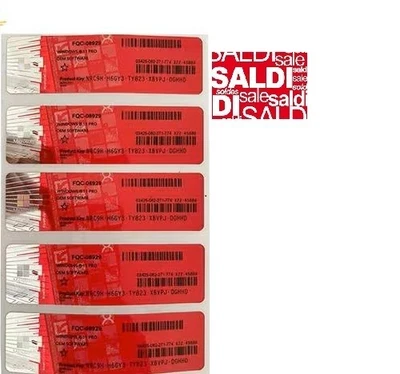 LICENZA ORIGINALE WINDOWS 11 PRO 32/64BIT E STICKER COA GARANTITO SPEDIZ. VELOCE - Immagine 1 di 2