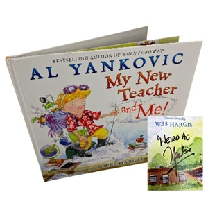 Libro Weird Al Yankovic My New Teacher And Me autografato a mano 1° edizione - Foto 1 di 22