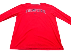 Fresno State Bulldogs T-Shirt Mens XL Red Nike NCAA Football Sports Regular Fit - Picture 1 of 11