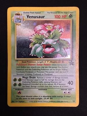 Pokemon Venusaur WOTC Black Star Promo 13/53 (MP - Moderately Played) - Image 1 of 4
