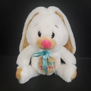 Riggles American Greetings weißer Hase Kaninchen Plüsch 10 Zoll Hoppy Frohe Ostern - Bild 1 von 6