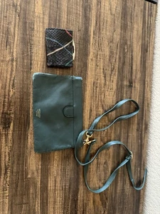 Menge 2 Vintage BOSCA MEZZA LUNA Organizer GELDBÖRSE & KREDITKARTENHALTER - Bild 1 von 13