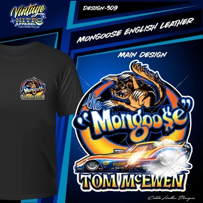 Tom the MONGOOSE McEwen 英国皮革 Corvette (309) T 恤 — 第 1/3 张图片