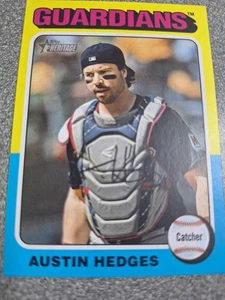 2024 Topps Heritage High Number - Austin Hedges #510 S50 - Picture 1 of 2