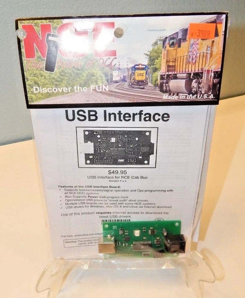 NCE #223 USB Interface for NCE Cab Bus NEW - Image 1 of 1