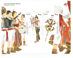 Madeira  Block Europa 2014 Volksmusikinstrumente  postfrisch - Bild 1 von 1