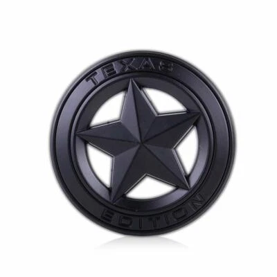 ПОЛНОСТЬЮ ЧЕРНЫЙ техасский выпуск 3 дюйма эмблема универсальный стикер значок для F150 Tundra Tacoma - Изображение 1 из 2