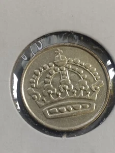 1959 TS Sweden 25 Ore Silver coin Brilliant Uncirculated low mintage - Picture 1 of 3