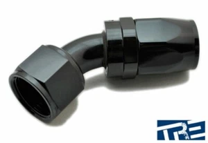 Treadstone Performance 45 Degree Black Swivel Hose End Fitting HF45 - Foto 1 di 1