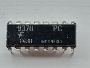 9370 Fairchild 7 Segment Display Driver IC 9370PC AU Stock Fast Post Genuine!. - Picture 1 of 3