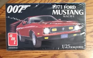 Ford Mustang Mach 1 Bond 007 AMT 1187 1971 AMT nuevo sellado - Imagen 1 de 7