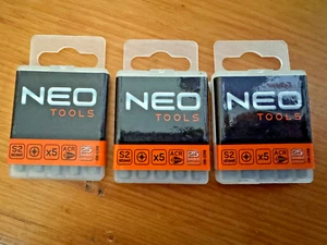 3 scatole - 15 x NEO TOOLS PZ2 BIT 50mm (3x5 Pezzi) S2 06-039 - 743 - Foto 1 di 3