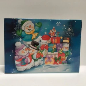 Springbok Puzzle Frosty Christmas 60 Piece 1JIG30490 Holiday Snow Complete - Picture 1 of 12