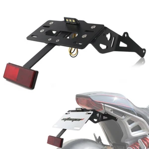 Soporte de matrícula de cola de aluminio ordenado apto para Indian FTR 1200 S 2019-2024 - Imagen 1 de 14