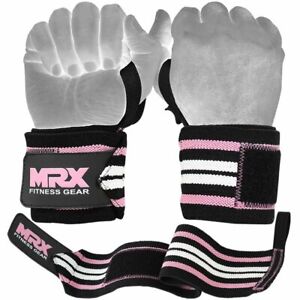 MRX Power Weight Lifting Wrist Wraps Supports Gym Workout Bandage Straps 18"