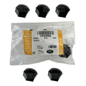 2022-2024 Range Rover L460 Sport L461 Wheel Lug Nut Black Cover Caps x5 LR153264 - Picture 1 of 1