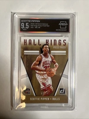 Donruss Hall Kings Press Proof Red Scottie Pippen 99/99 Arena Club 9,5 M 2018-19 Foto 1 de 4
